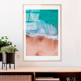 Wallity Cuadro Decorativo de Vidrio Templado Multicolor 30 x 45 cm